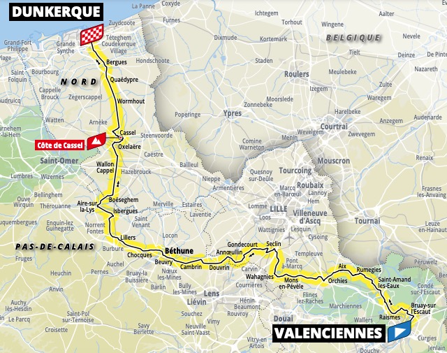 Destapadas las 4 primeras etapas del Tour de Francia 2025 BICIO