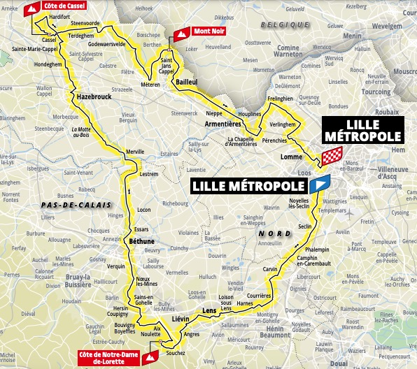 Destapadas las 4 primeras etapas del Tour de Francia 2025 BICIO