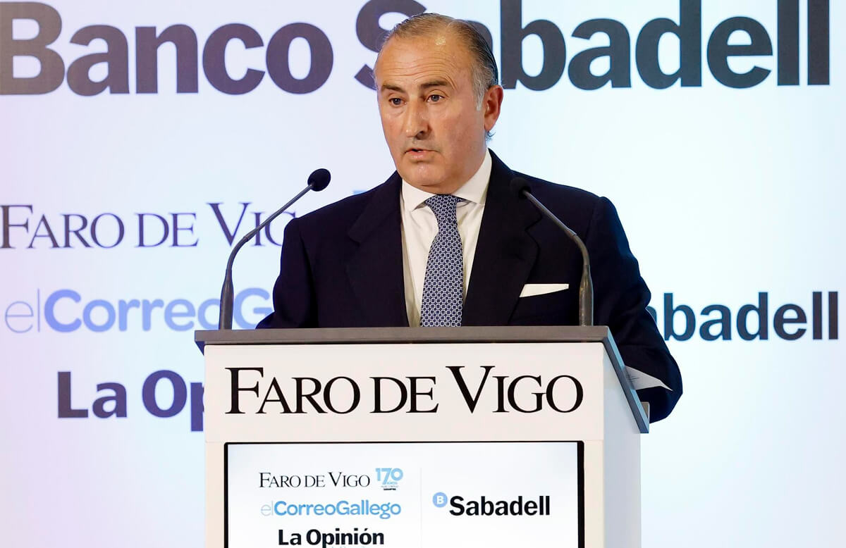 Pablo Junceda, director general adjunto de Banco Sabadell y director territorial noroeste