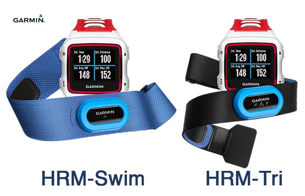Garmin HRM-Tri y HRM-Swim: pulsómetros para natación.