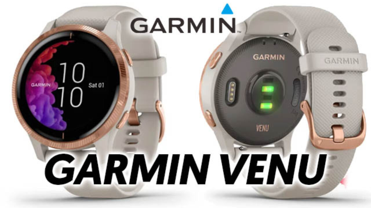 Reloj Inteligente Garmin Venu 2 Plus, 43 mm bisel de acero inoxidable
