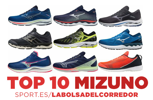 zapatillas de running Mizuno competición amortiguación media más